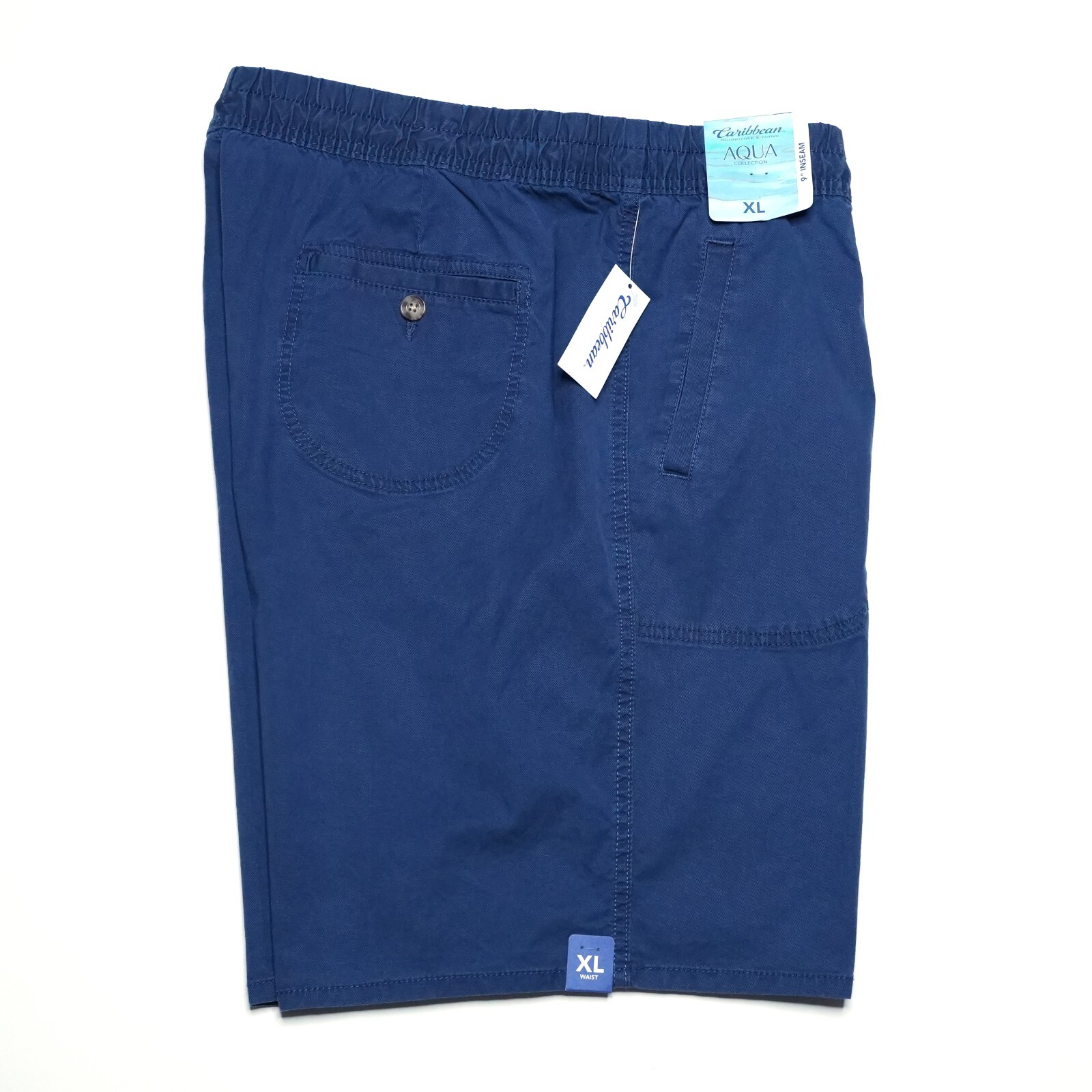 Roundtree & Yorke Caribbean Men’s Shorts XL 9″ Inseam Blue NWT Retail $69.95