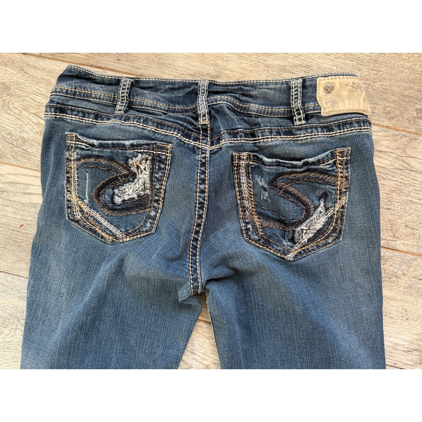 Silver Jeans Suki Slim Boot Bootcut 31 x 33 Denim Womens Western 31×33 Stretch