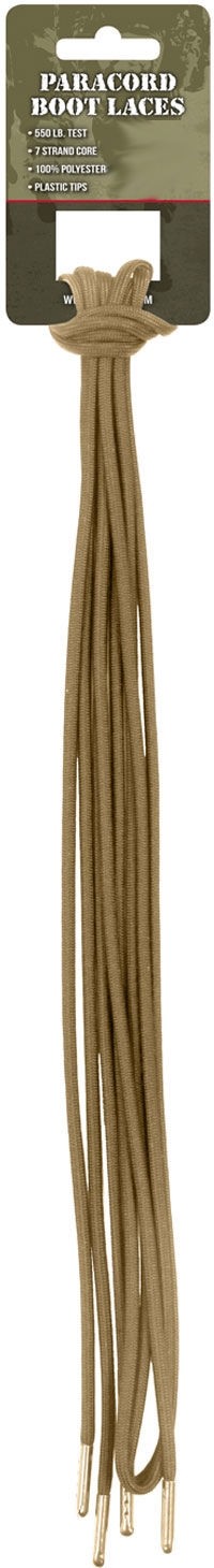 Desert Tan Tactical Paracord Laces for Boots Shoes Military Army Beige Khaki