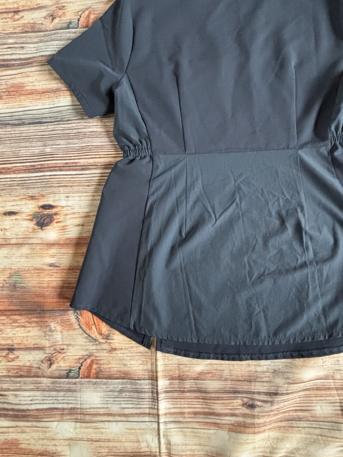 FIGS Scrubs Octavia Maternity Top Dark Harbor Size Small