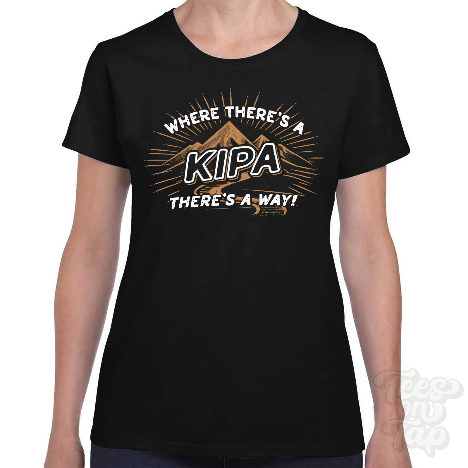 WHERE THERE’S A KIPA… T-SHIRT name surname funny family gift idea