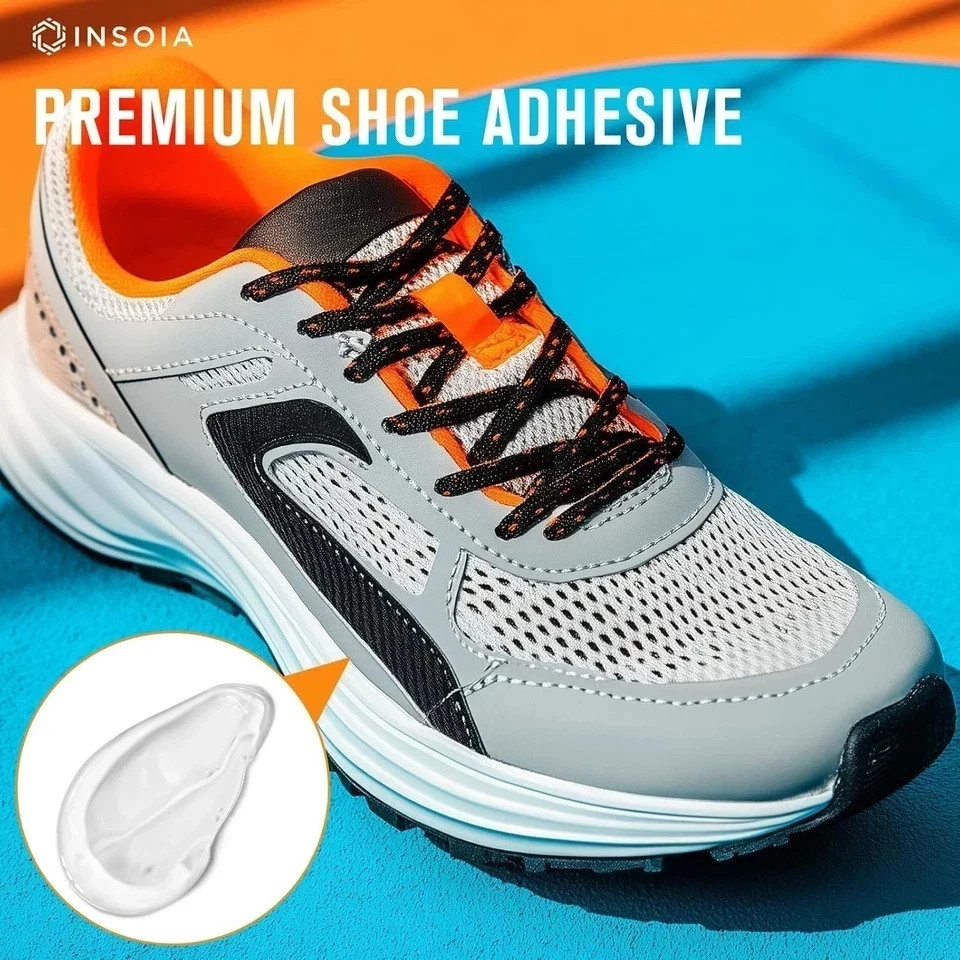Shoe Glue Sole Repair Kit, Heavy Duty Shoe Adhesive, Waterproof, Flexible, Clear