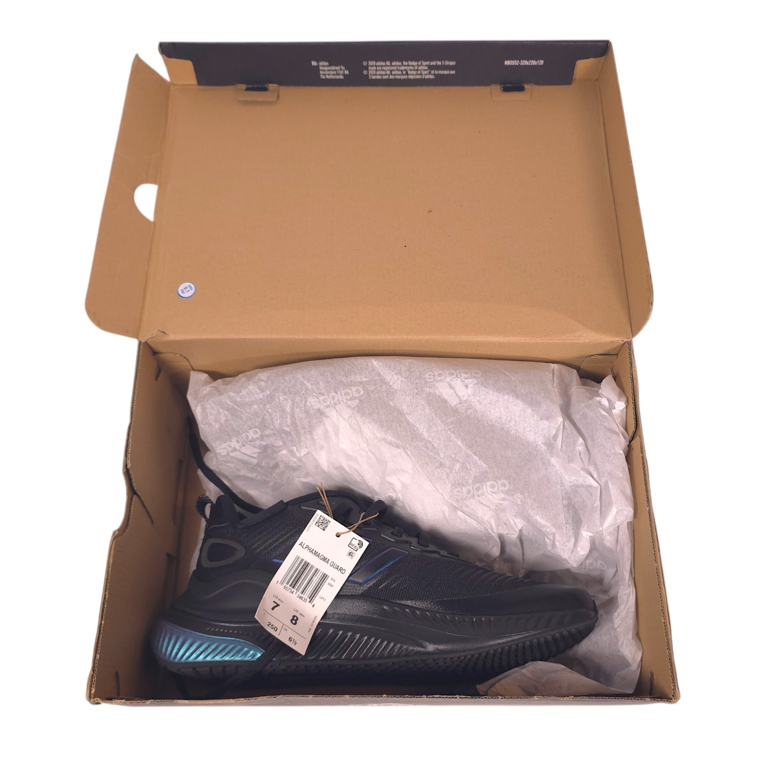 Adidas Alphamagma Guard Shoes Size M 7 /W 8 GX1177 Running Black Dark Marine