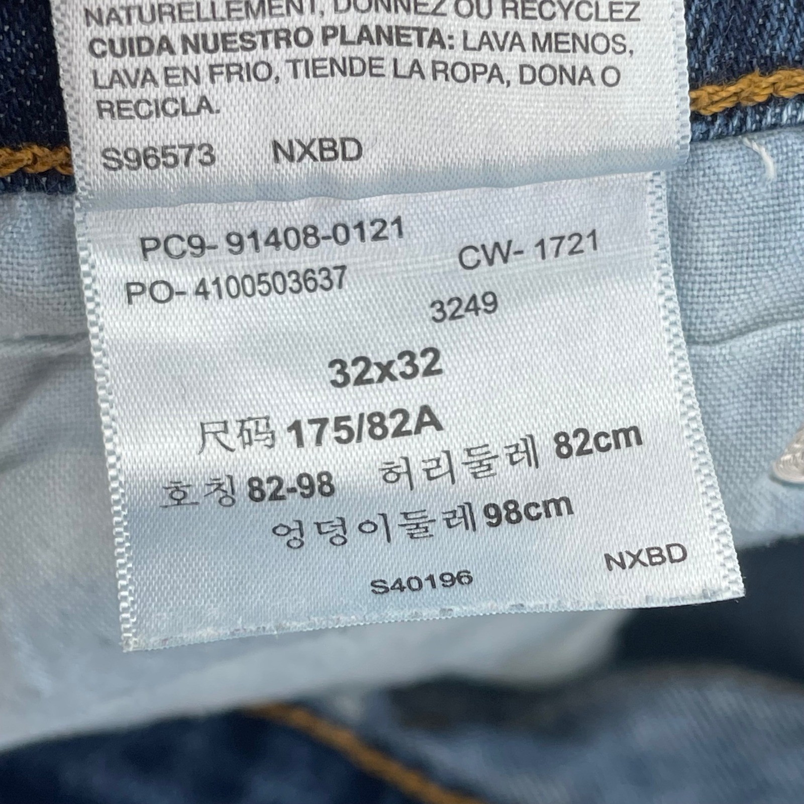 Signature by Levi Strauss Gold Label Relaxed Fit Jeans Men 32×32 Dark Stonewash