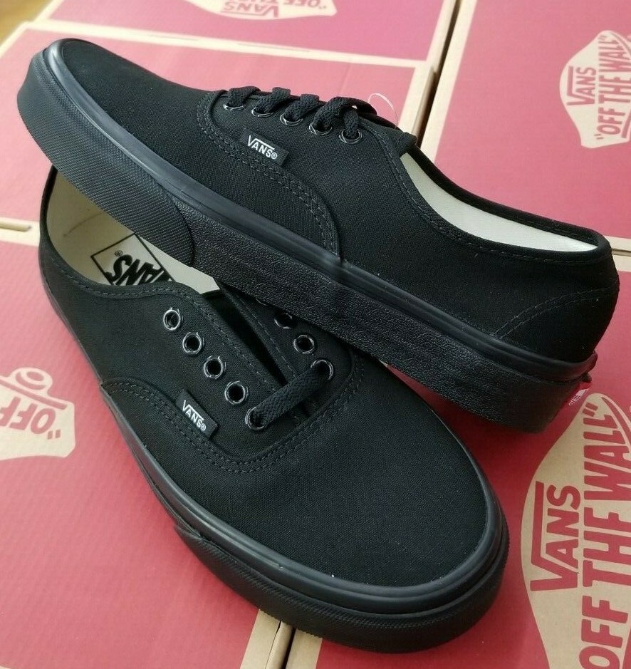 VANS AUTHENTIC MEN’S CANVAS BLACK / BLACK VN000EE3BKA