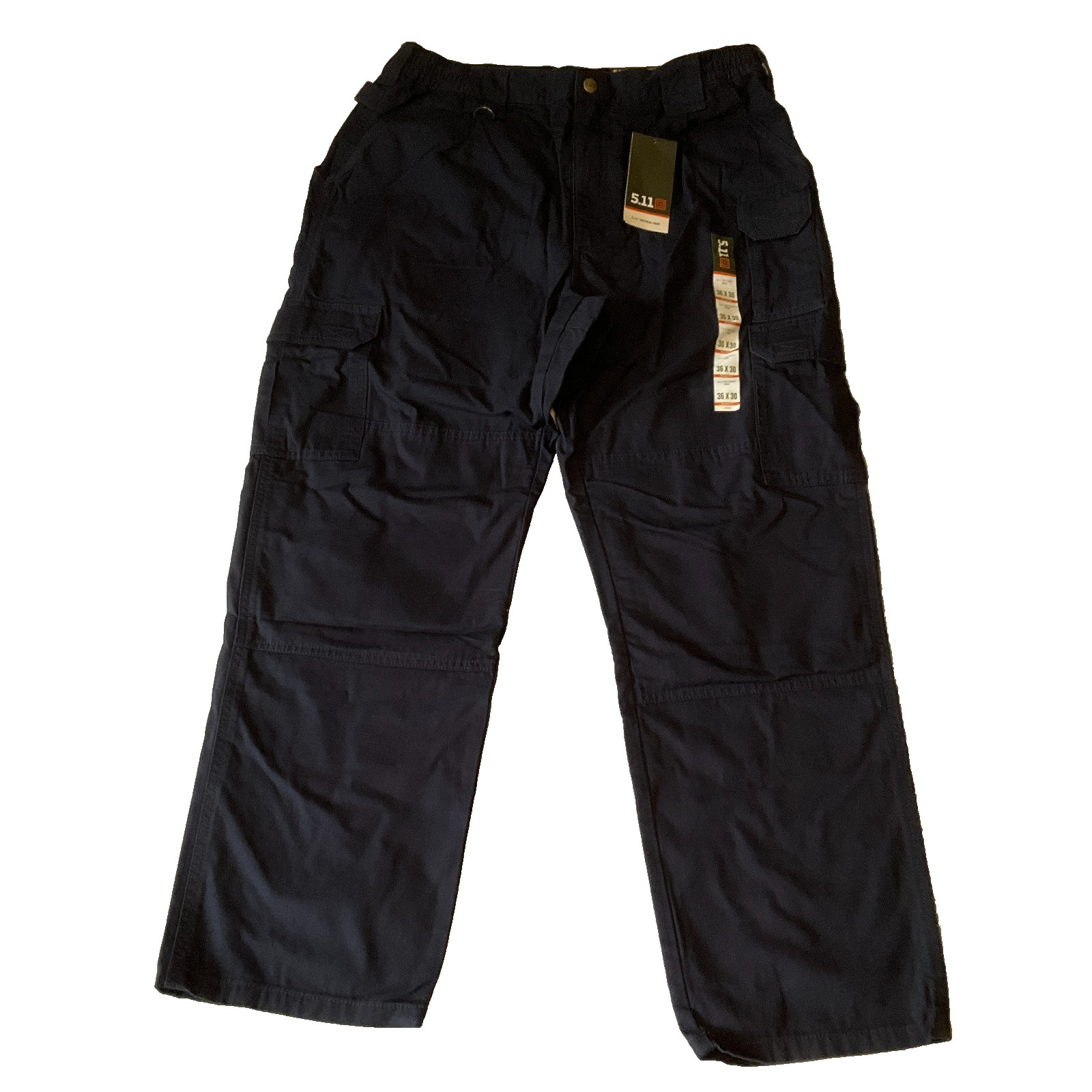 5 11 Tactical Pants Men Size W36 L30 Blue Pockets Adjustable Waist Relaxed 74251