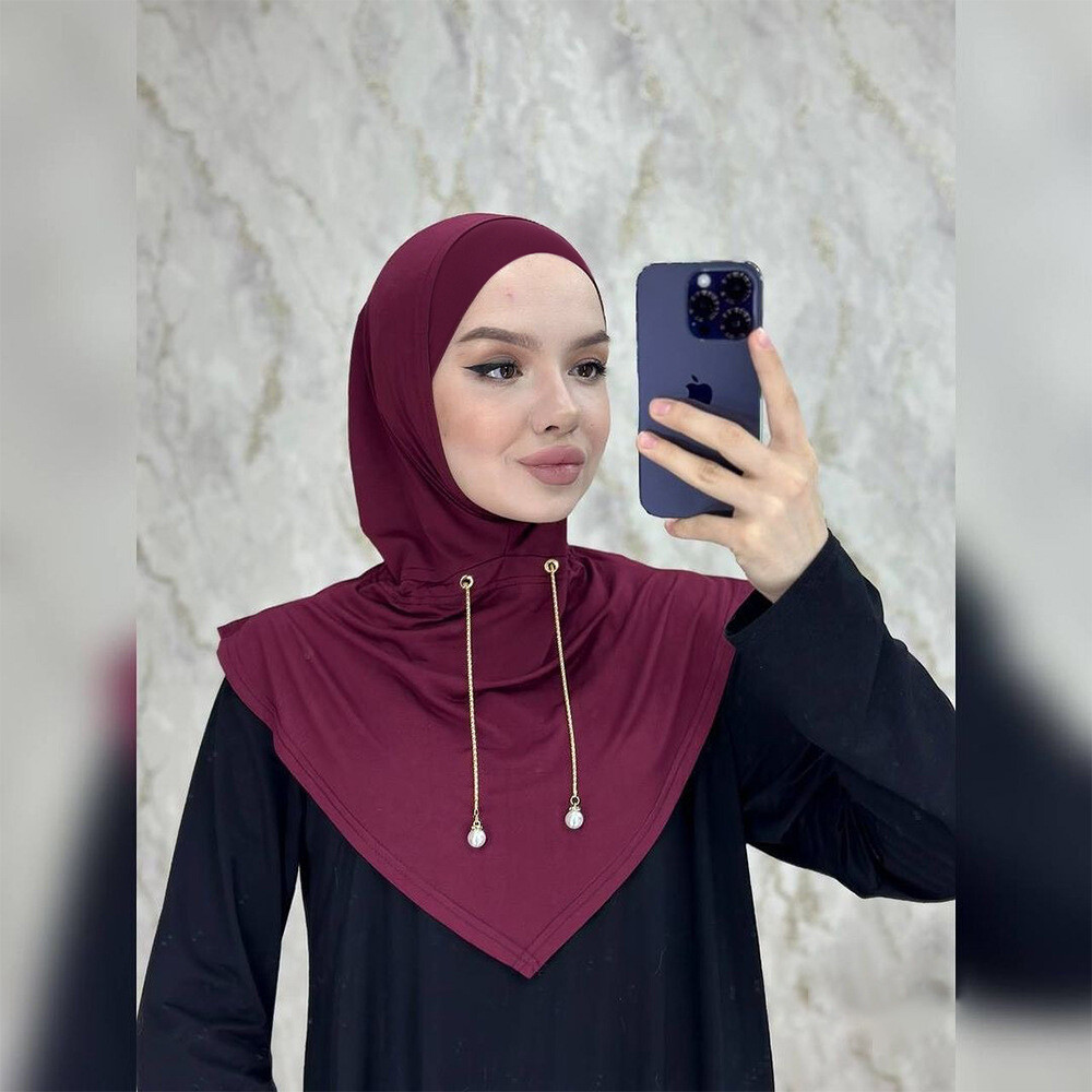 Instant Hijab Scarf Amira Turban Head Cover Wrap Islamic Women Headscarf Shawls
