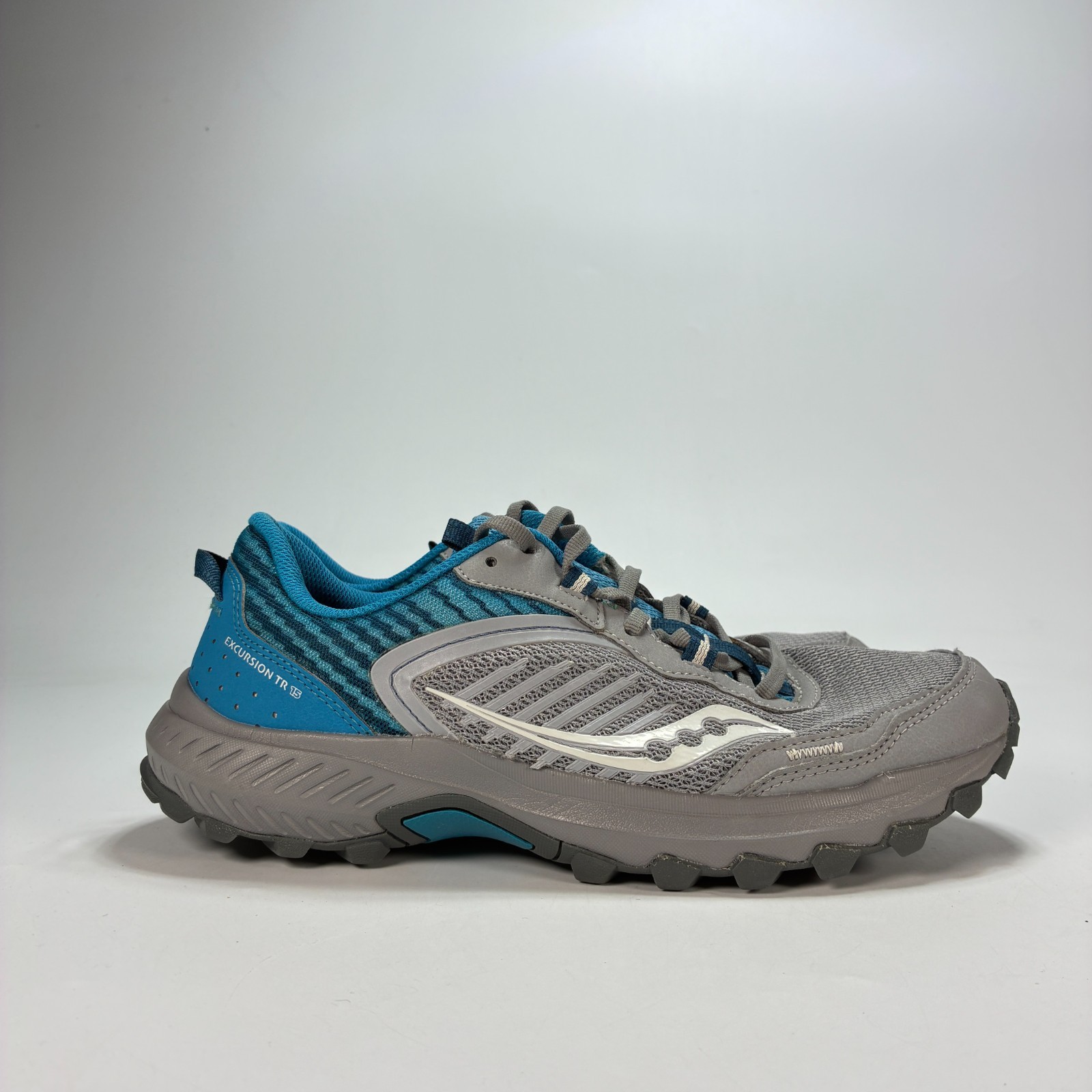 Saucony Excursion TR15 Gray Blue Trail Running Shoes S10671-23 Women’s Size 10W