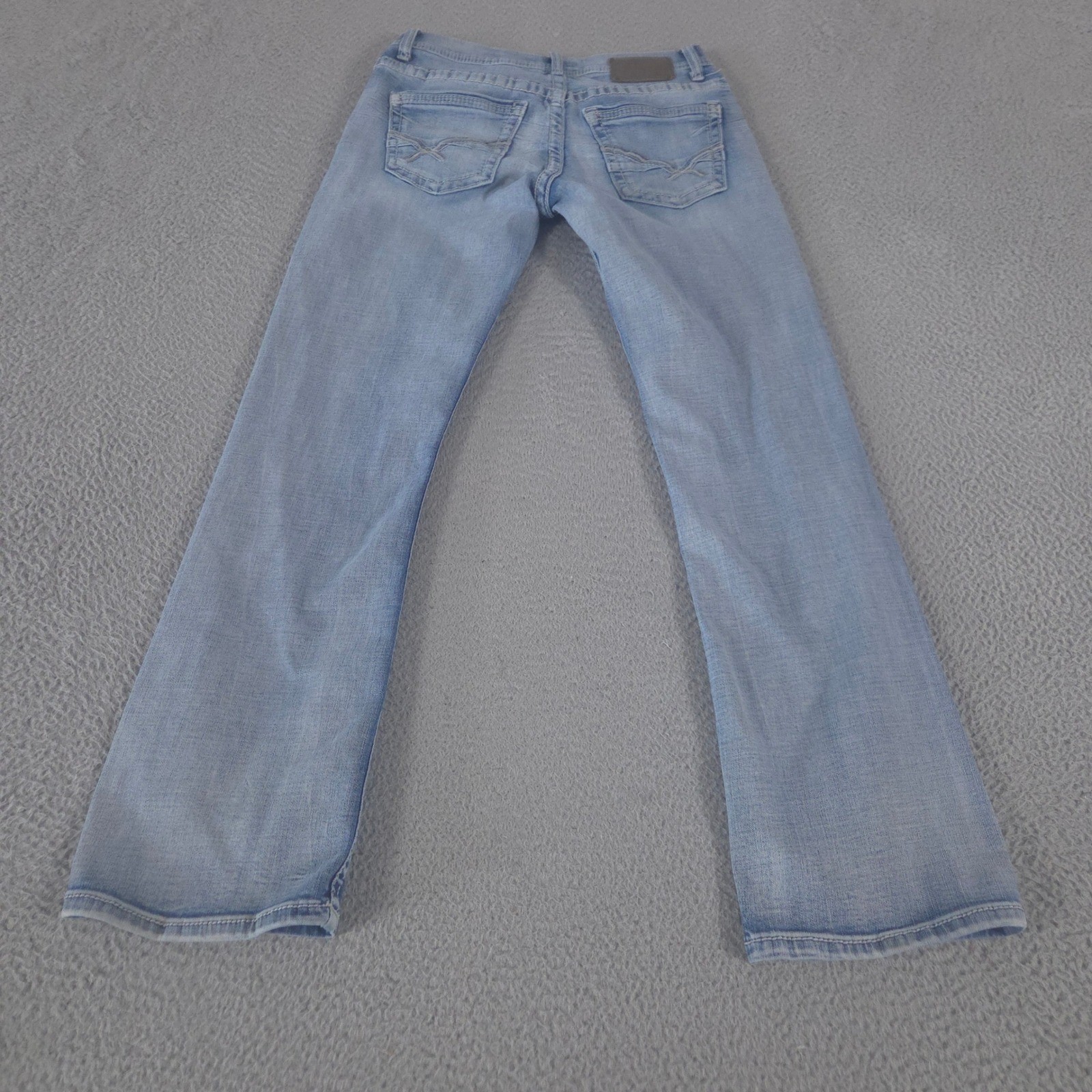BKE Jeans Mens 29×32 Blue Aiden Boot Stretch Light Wash Repreve Denim Bootcut