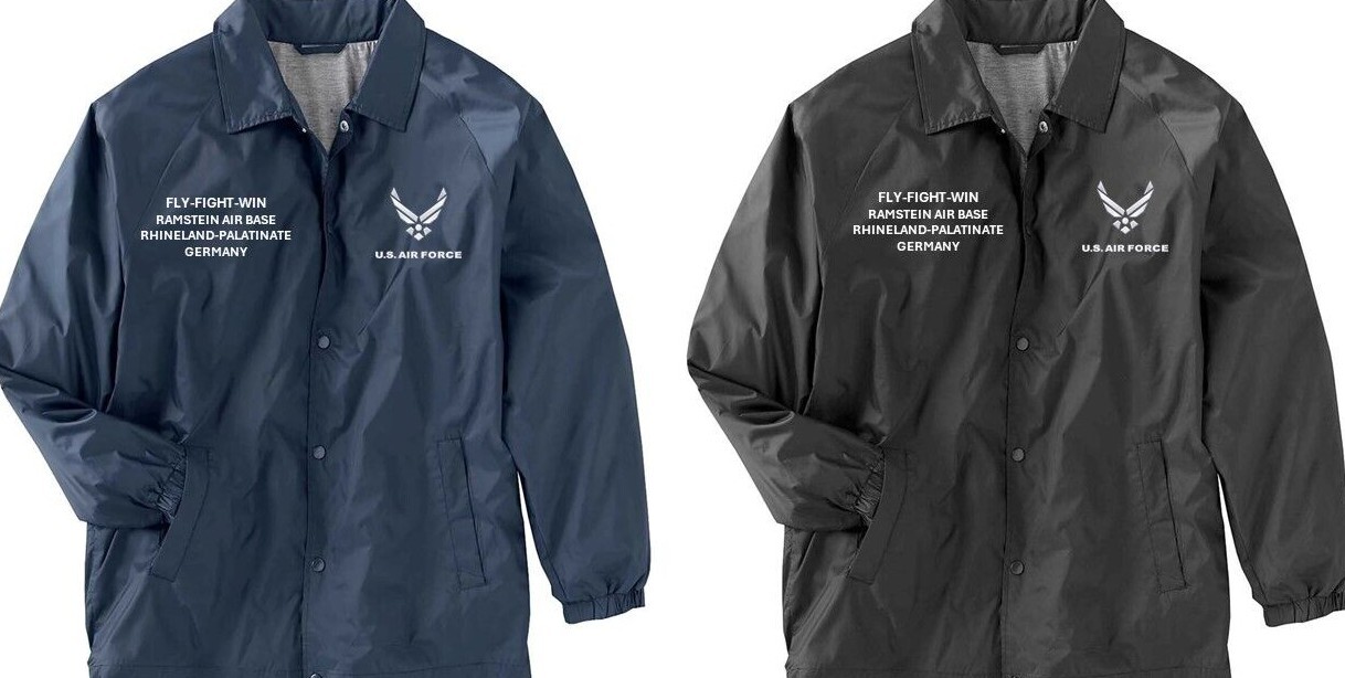 AL DHAFRA AIR BASE* UNITED ARAB EMIRATES*EMBROIDERED JACKET*OFFICIALLY LICENSED