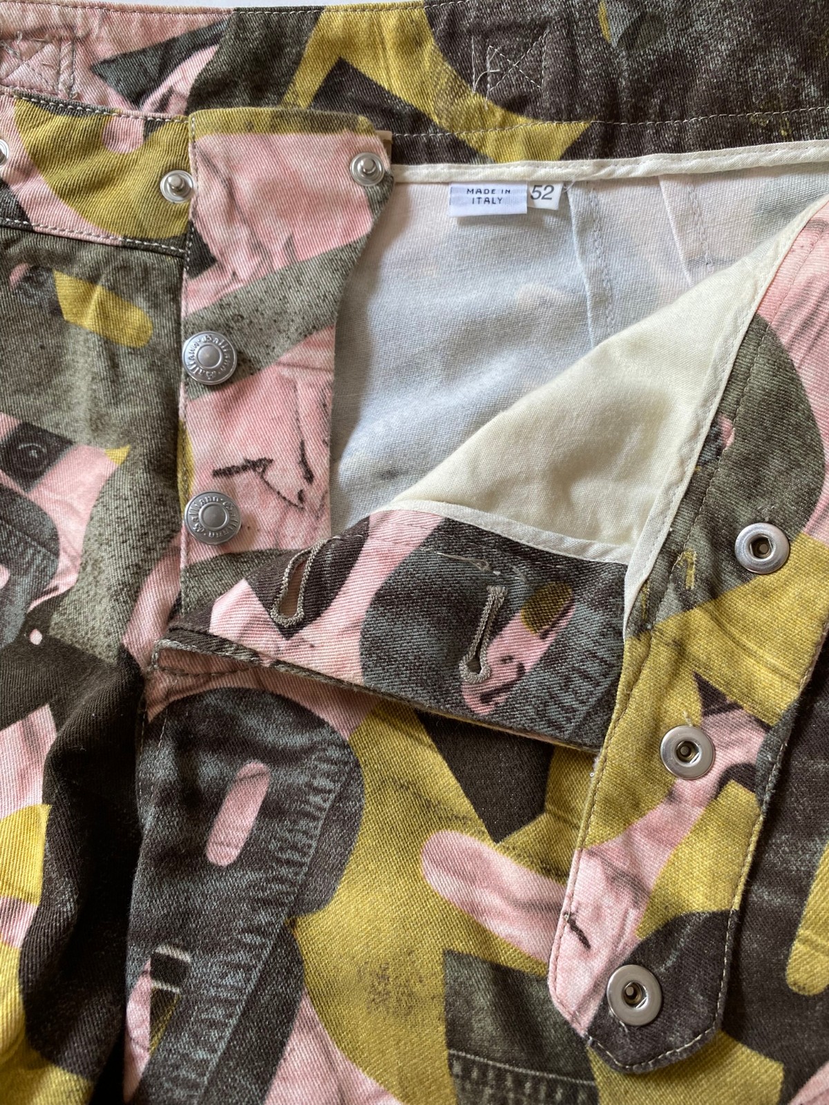 John Galliano Early 2000s Cargo Shorts IT52 US36 D-Rings Garter Straps Italy
