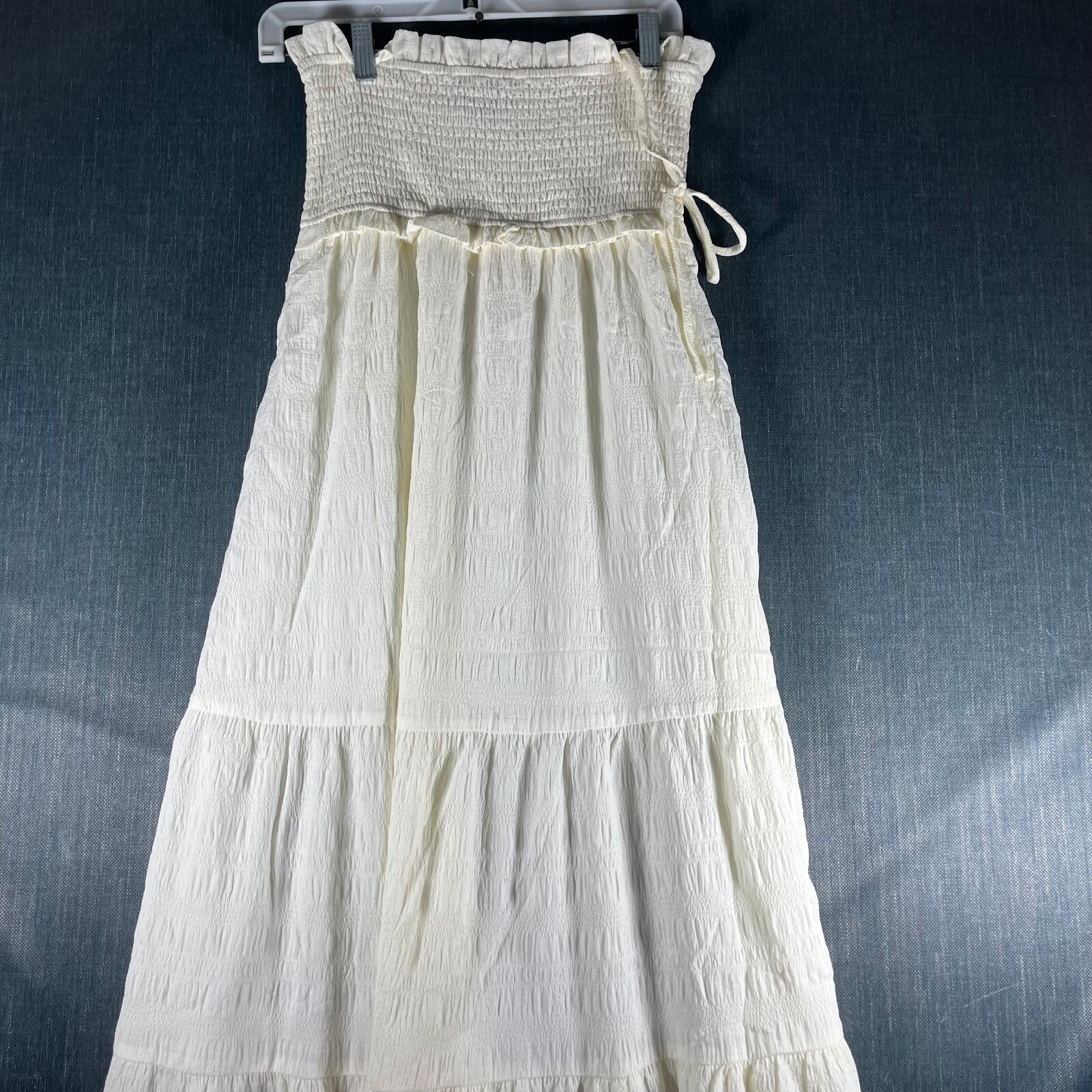 Forever 21 Womens Dress Size M Polyester Blend Spaghetti Strap Beige