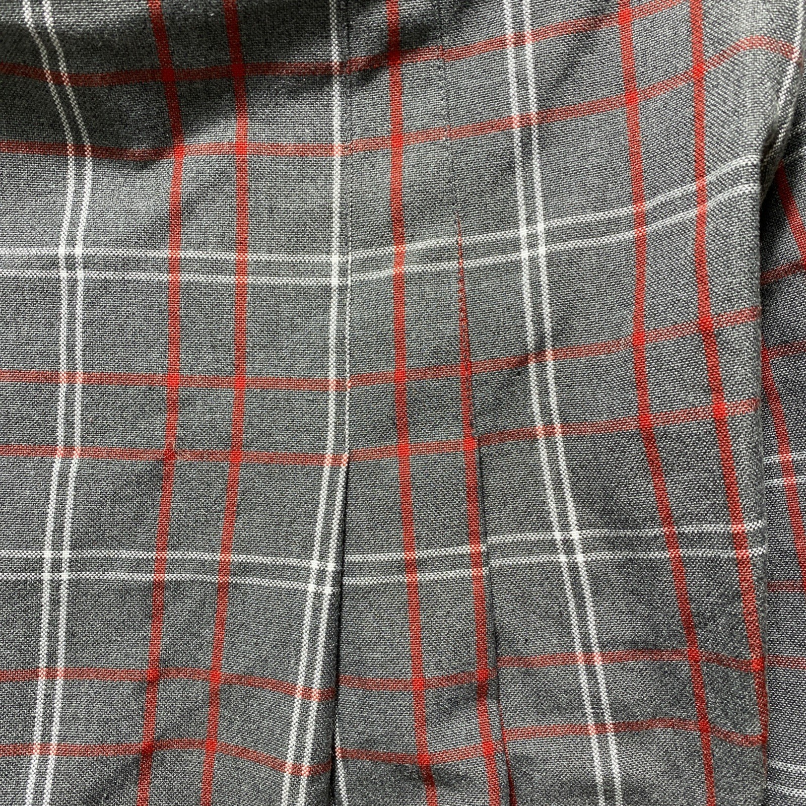 Becky Thatcher Elderwear Plaid School Long Skirt Size 14.5 Shorts Attached Gray