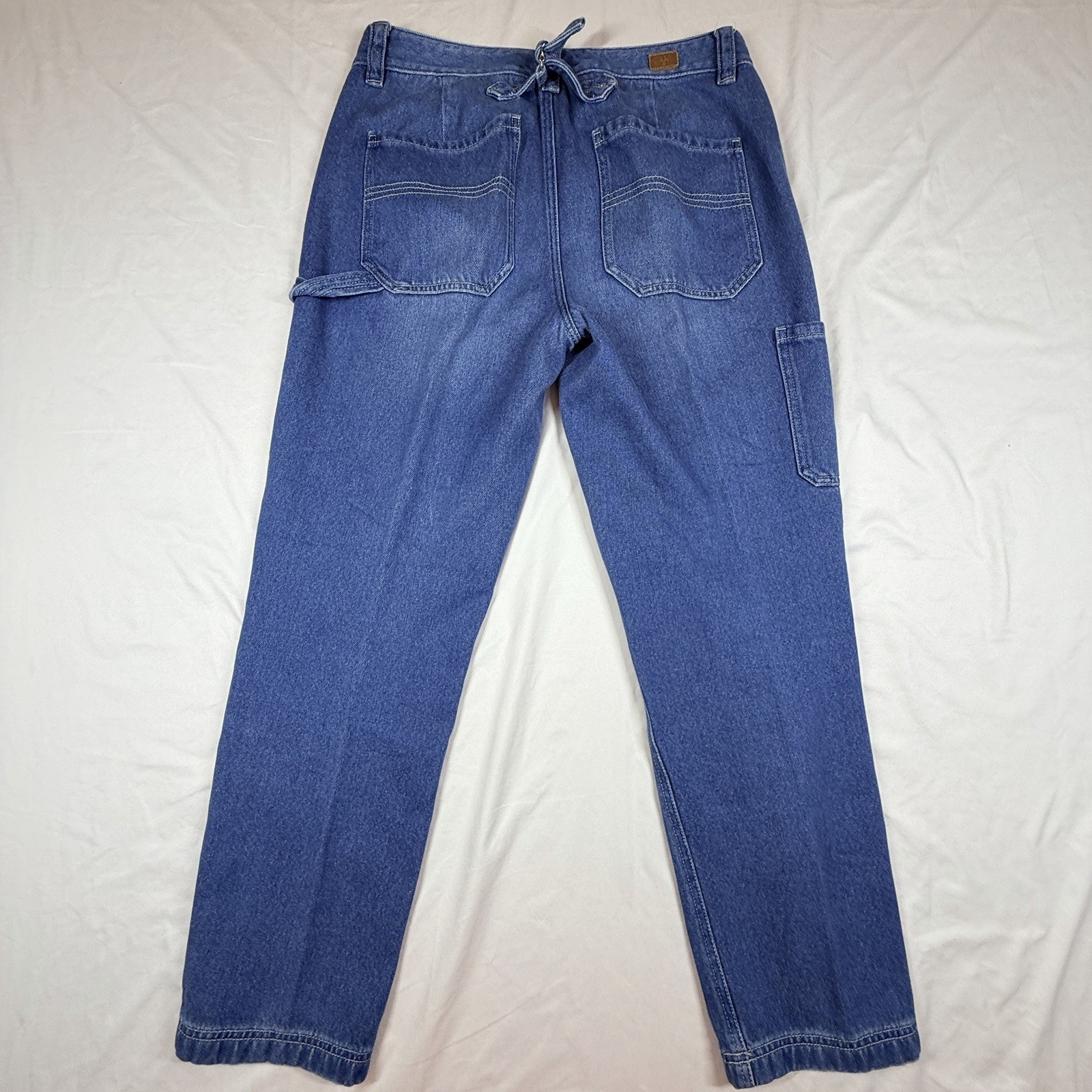 LL Bean Women’s Signature Super Soft High Rise Strt Leg Carpenter 8 Button Fly