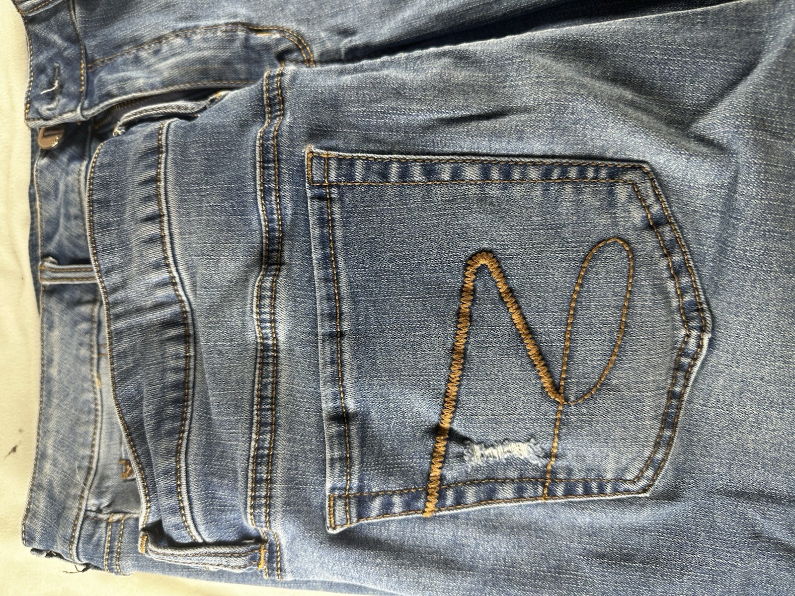 Seven7 Women’s Bermuda Mid Rise Stretch Denim Shorts Sz 16 QTY 2 No Hem