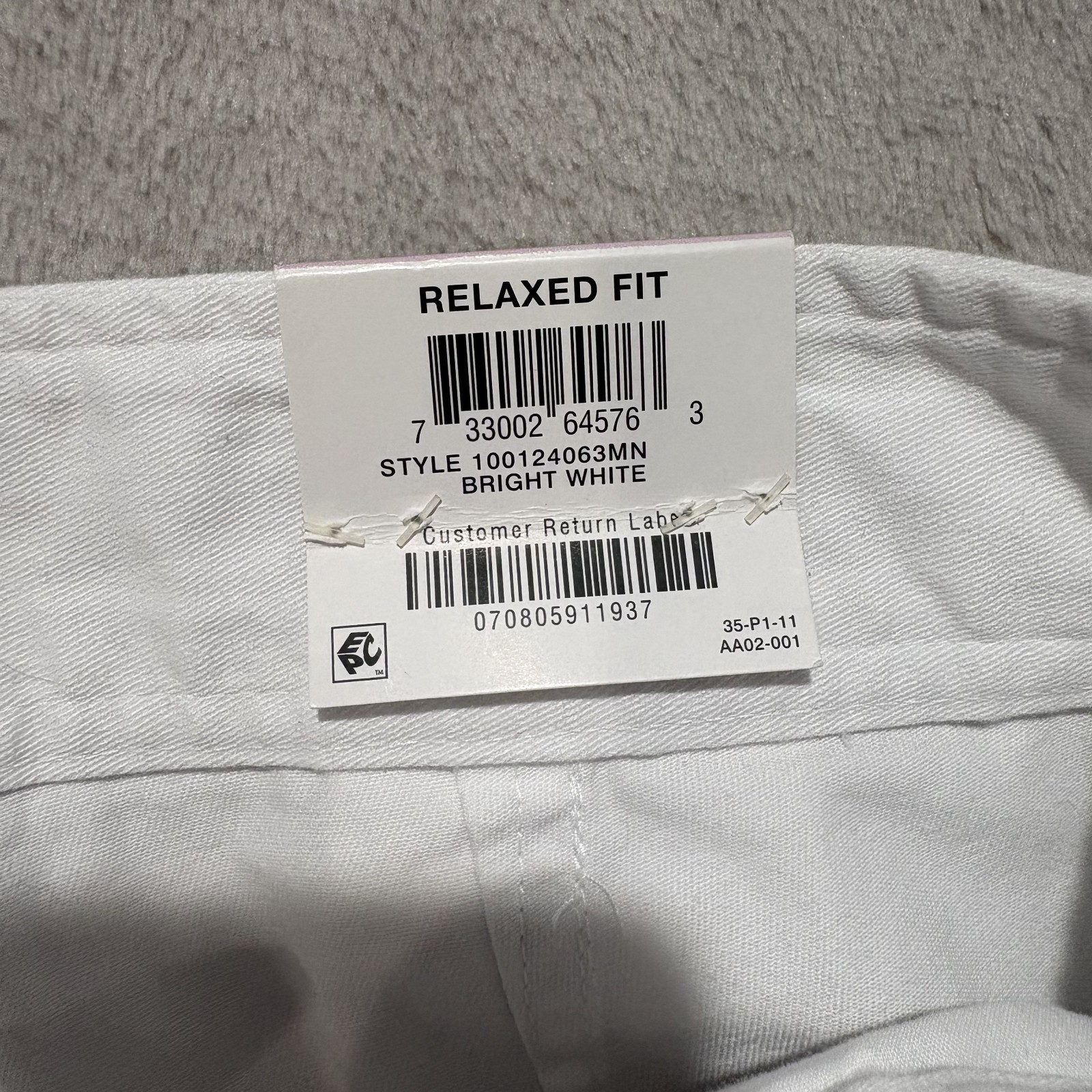 Sun + Stone Bleeker Crop Pants Mens 32 Bright White Relaxed Fit Cotton Mid Rise