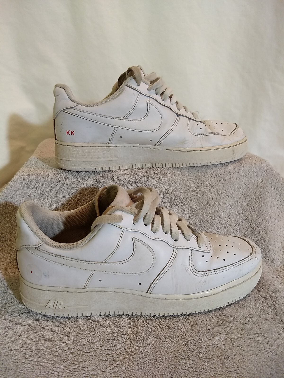 Nike Mens Air Force 1 ‘White/White’ (CW2268-111), Size: 9 #JP37-48