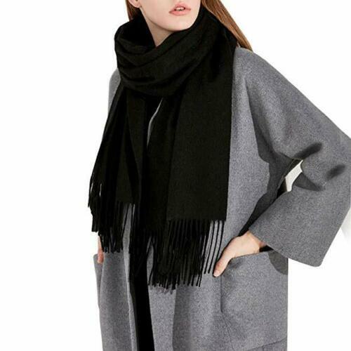 Mens Womens Winter Warm SCOTLAND Made 100% CASHMERE Scarf Scarves Plaid Wool