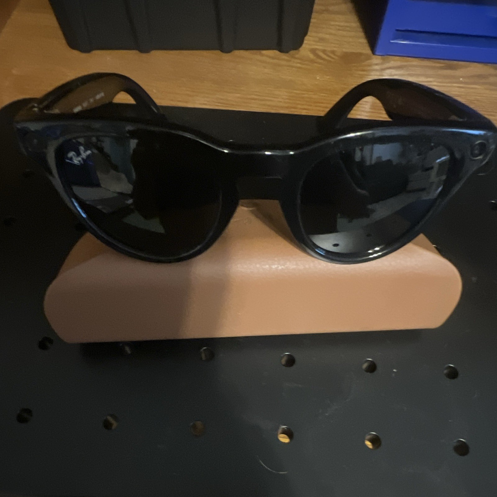 Ray-Ban Meta (GEN2) Headliner Polarized Sunglasses Black Frame Gray Lenses