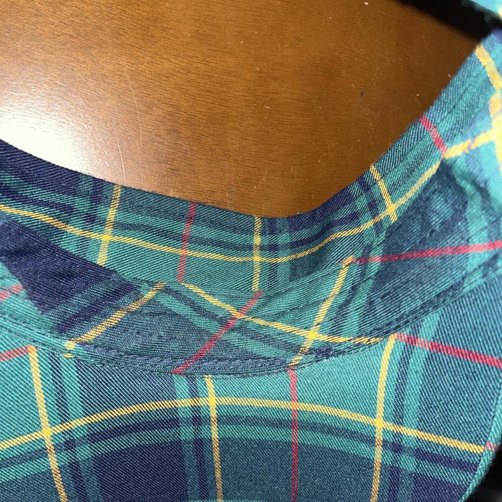 THE OLD COURSE St Andrews Links Tartan Adjustable Visor Cap Hat