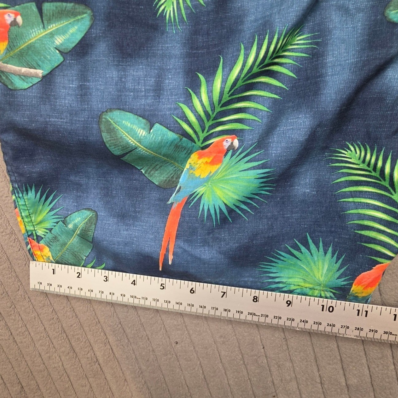Rip Curl Lay Days Mens Navy Tropical Parrot Palm Boardshorts Size Large L
