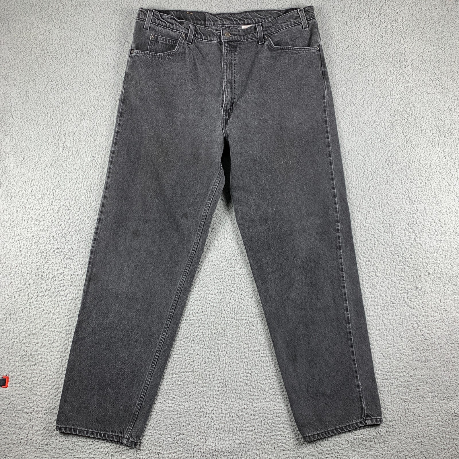 Vintage Levis Jeans Mens 40×34 (Fits 36×31) Faded Black 560 Relaxed Fit Straight