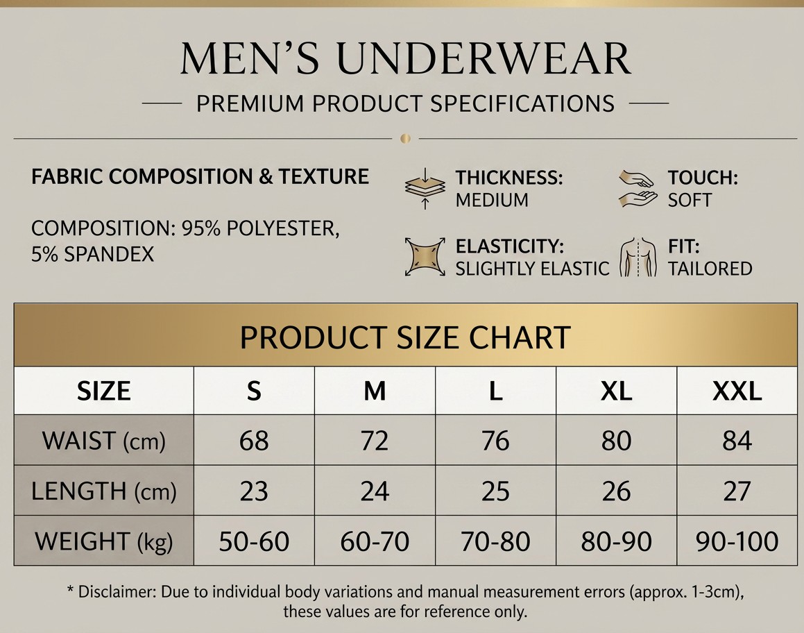 5 Pack Mens Summer Boxer Briefs Soft Breathable Underwear Sizes S-XXL