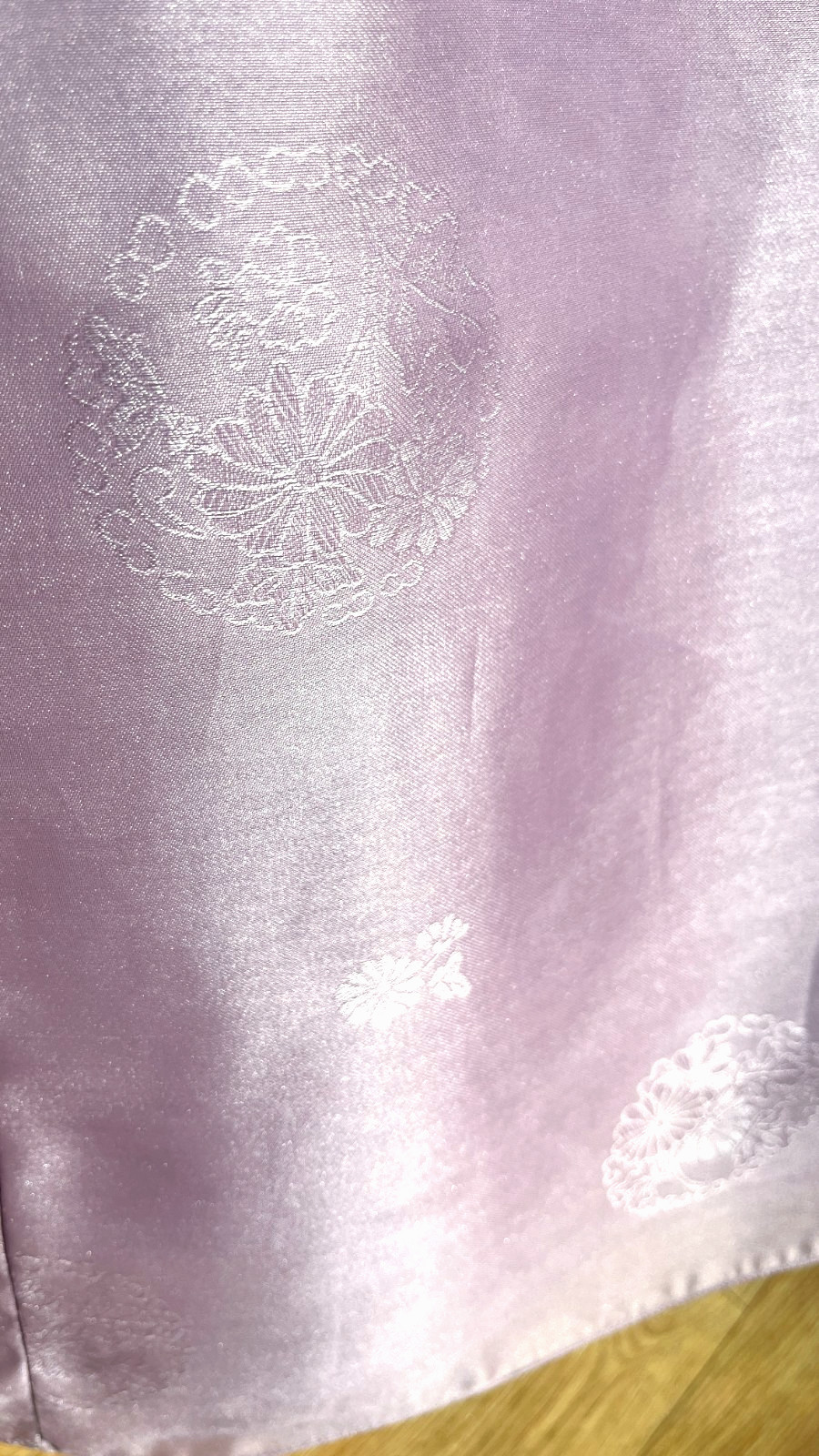 Korean Traditional Dress Hanbok Set-Purple Top Lavender Skirt / Undergarments