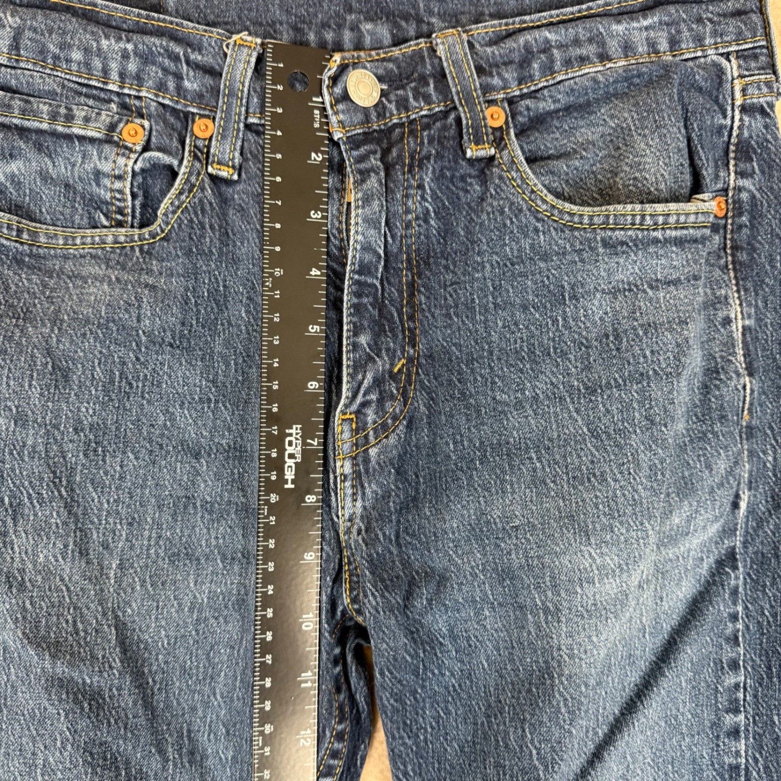 Levi’s 527 Slim Bootcut Jeans 31×30 Medium Wash Denim Blue Workwear