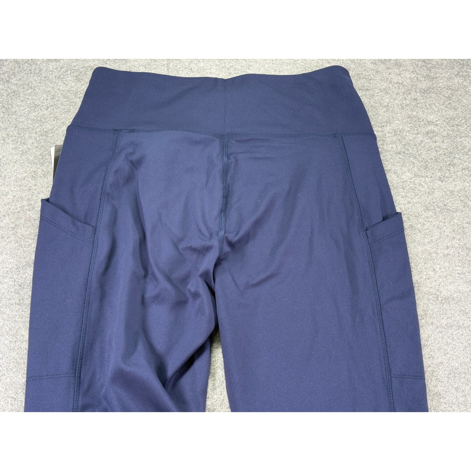 32 Degrees Cool Leggings Medium Blue High Rise Side Pocket TLBASHB02RT-664-M