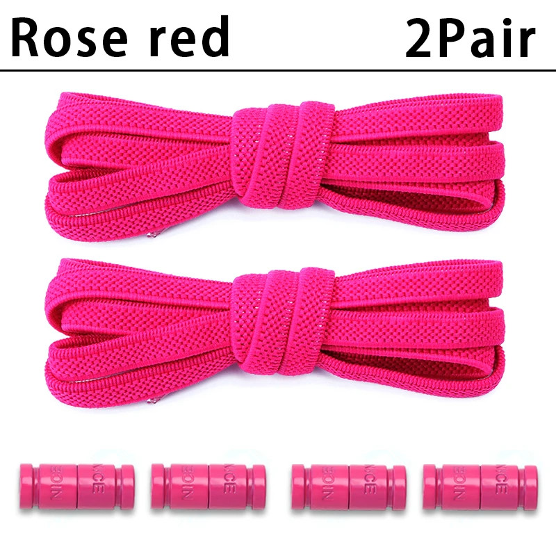 No Tie Elastic Shoelaces Without Tying Sports Shoe Laces for Sneakers Colorful C