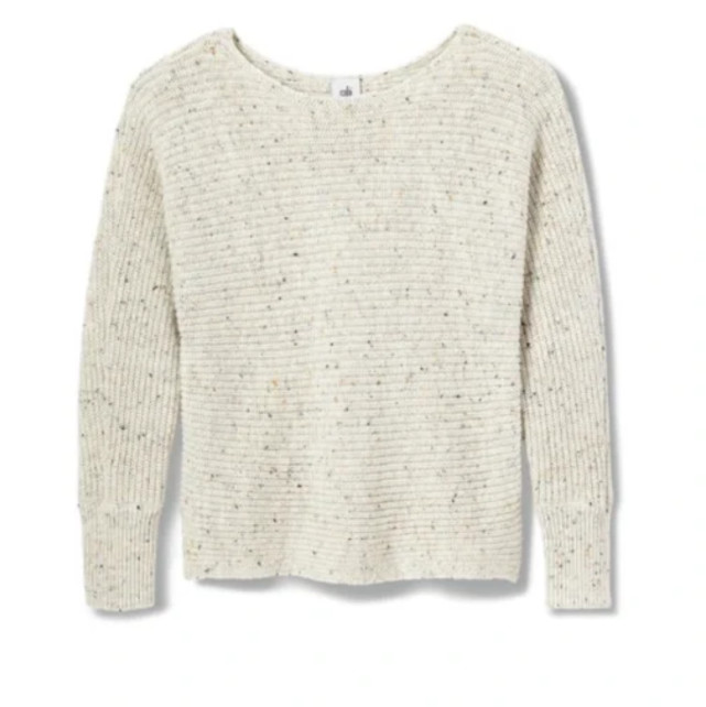 Cabi New NWT Tranquil Pullover #6451 White with multi heather XS – XL Was $139