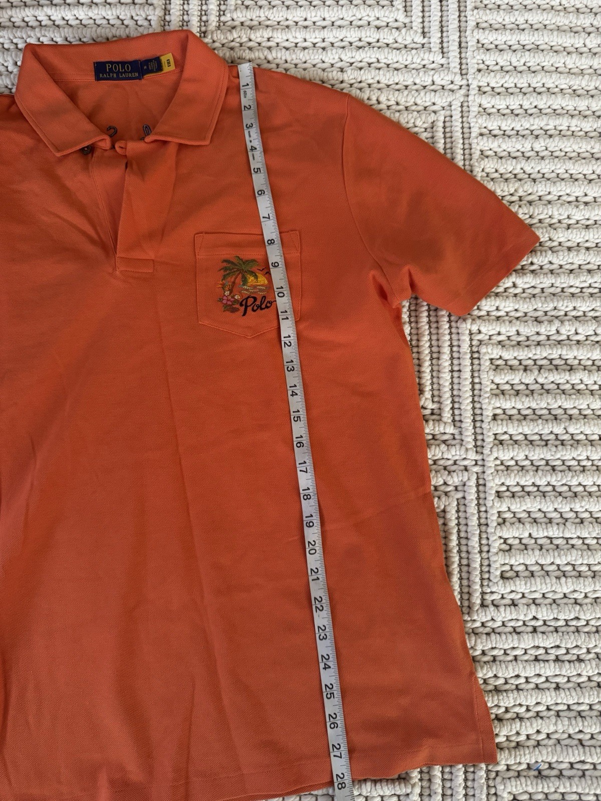 Polo Ralph Lauren SP26 PROTO Sample Camp Collar Shirt Embroidered Sunset Rare