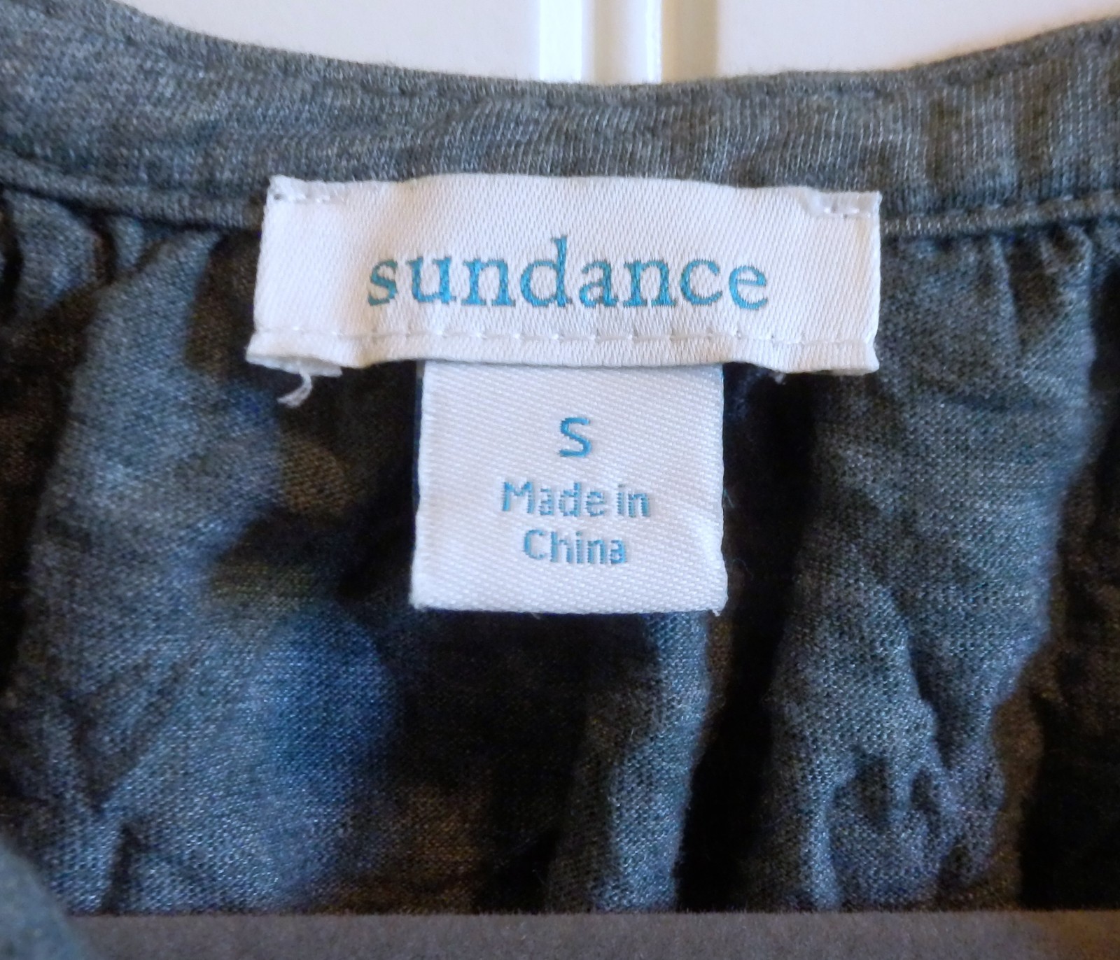 Sundance Catalog Blue Green Lace Top Blouse Women’s SZ S