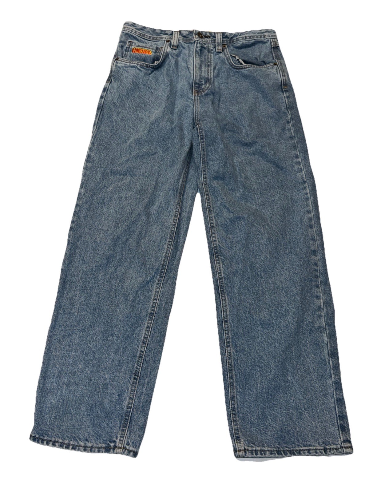 Empyre Relaxed Fit Skate Jeans Mens Size 30 Blue Denim Baggy Y2K Skater Pants
