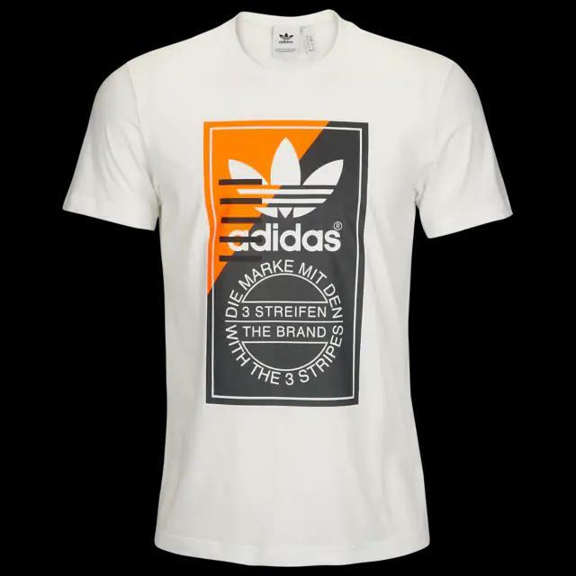 Adidas Originals Tongue Label 2 T-Shirt White/Carbon Men’s Large 2XL BNWT