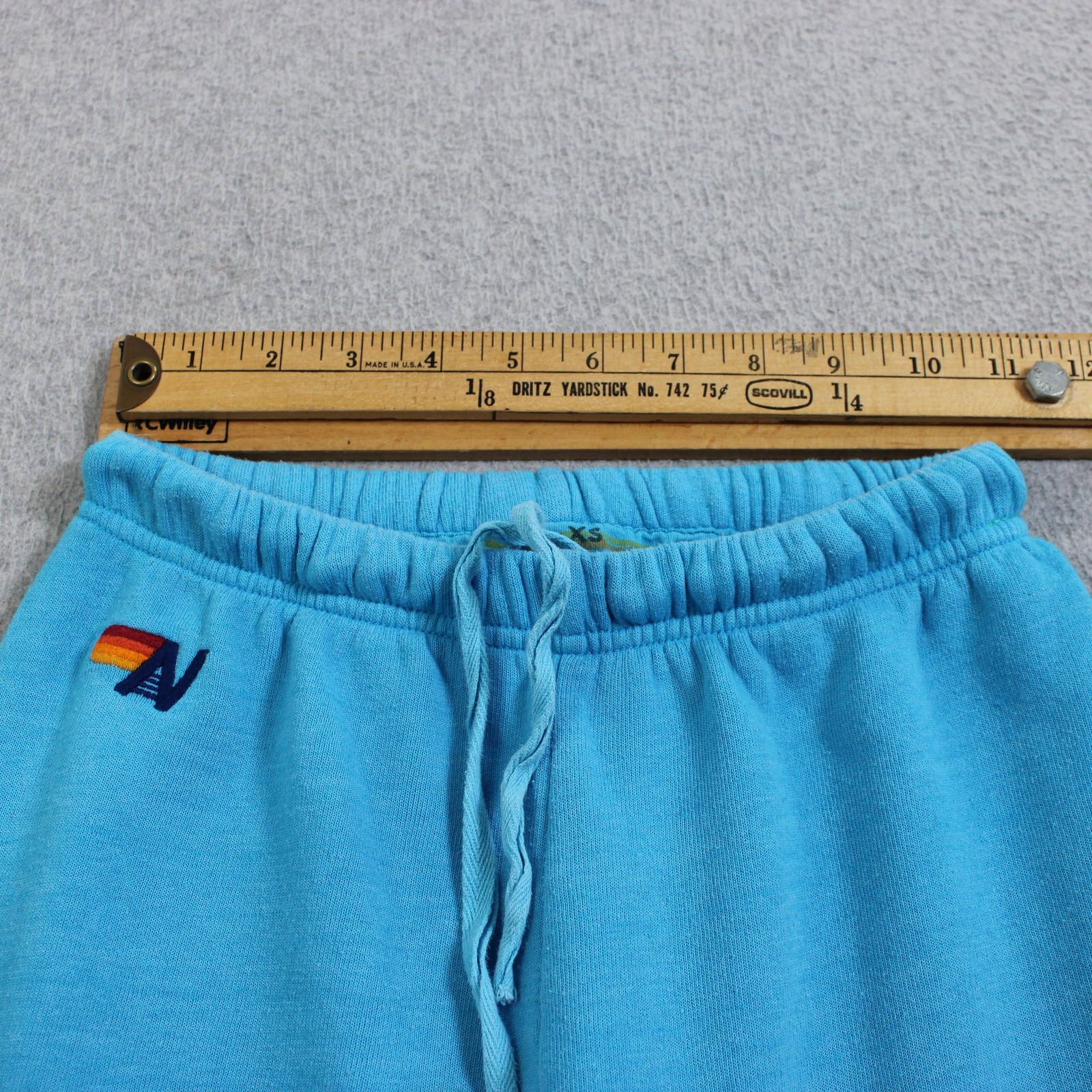 Aviator Nation Hoodie Sweatpants Set Women XS Blue Outside Lands Music Festival