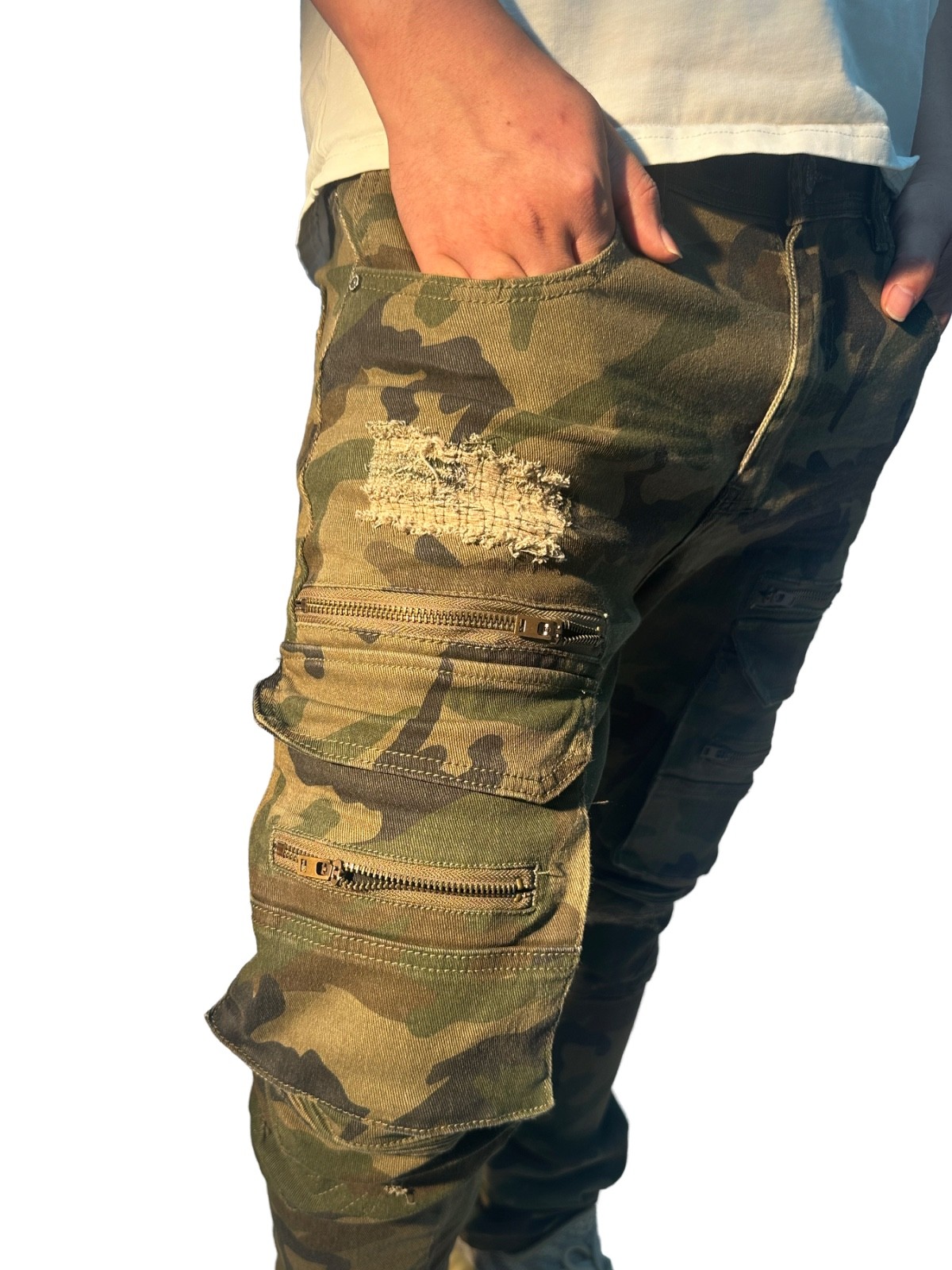 Men’s Bleeker Bleeker Straight Fit Jeans Camo Denim (typhoon) Skinny D610