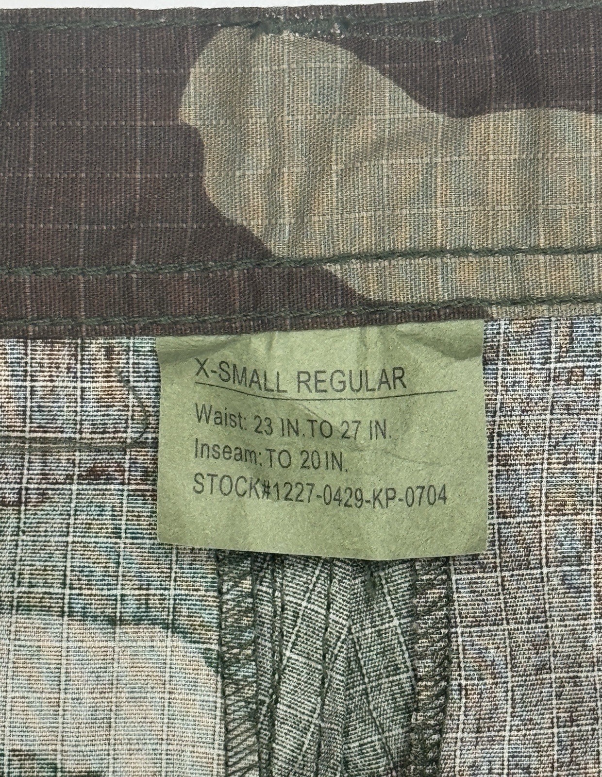 Rothco Woodland Camo 6-Pocket BDU 3/4 Capris Pants, Men’s Sz XS