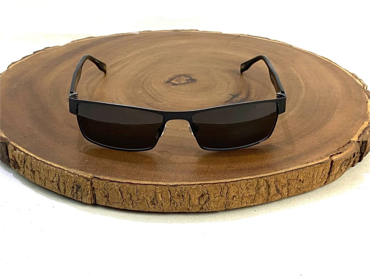EVATIK Sunglasses 1035 Men’s Col. 131 Black UV400 Size 60 17 140 mm Full Rim