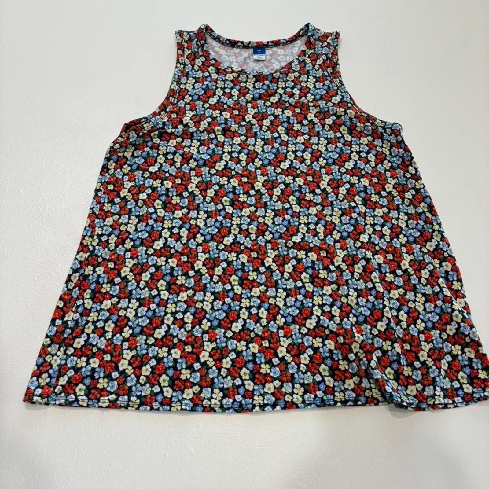 Floral Flowy Tank Top Luxe M Old Navy