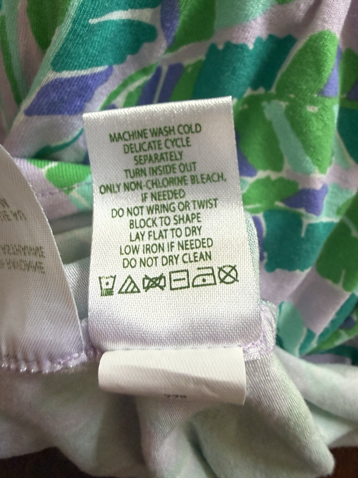 Lilly Pulitzer Women’s XS Green Purple White Floral Halter Shift Dress Lined