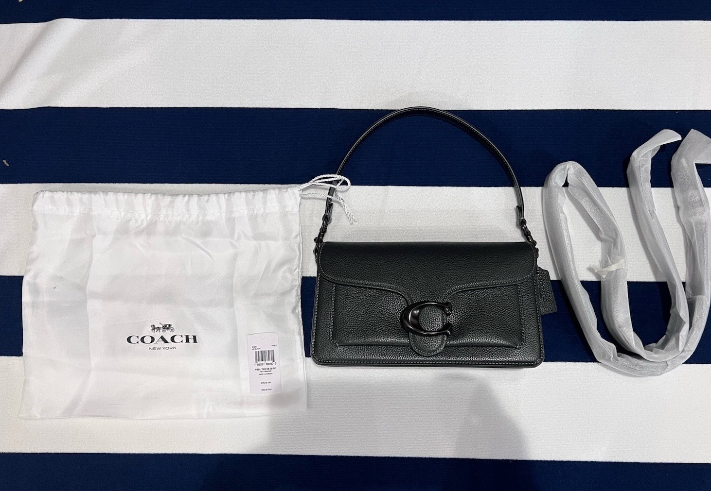 Coach Tabby shoulder/crossbody bag 26 Black/Gun Metal CH857