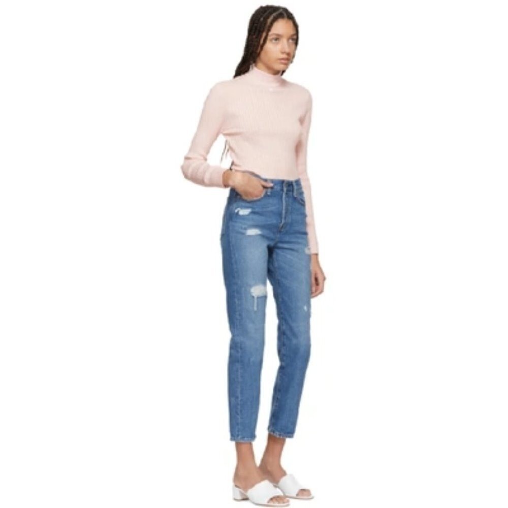 Levi’s Wedgie Icon Fit Jeans Distressed Partner In Crime High Rise 22861-0024 24