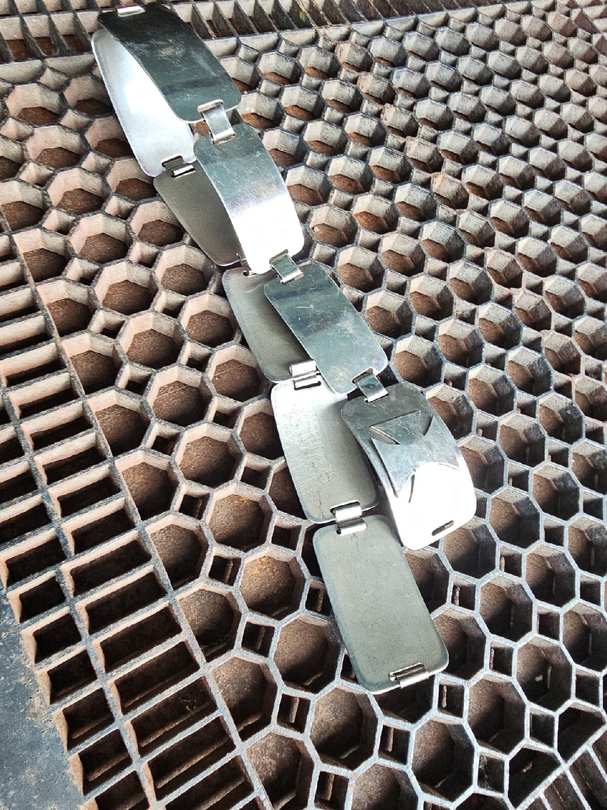IRON CROSS MOTORCYCLE CHROME STAINLESS STEEL BELT BIKER HARLEY-DAVIDSON RIDER
