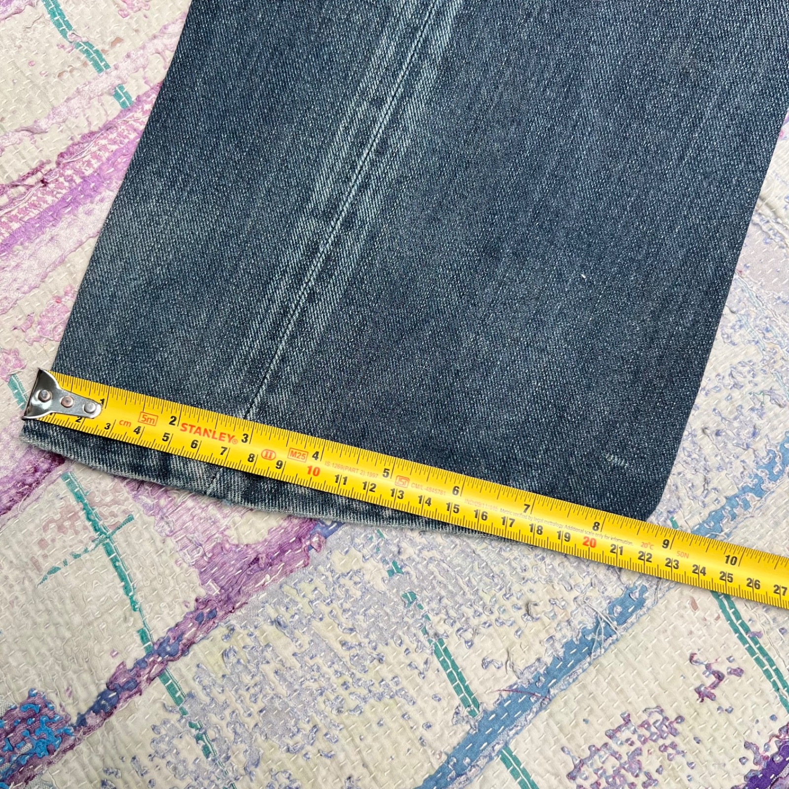1999 Levi’s Engineered Jeans Straight Leg Twisted Seam Distressed Vintage 34×33