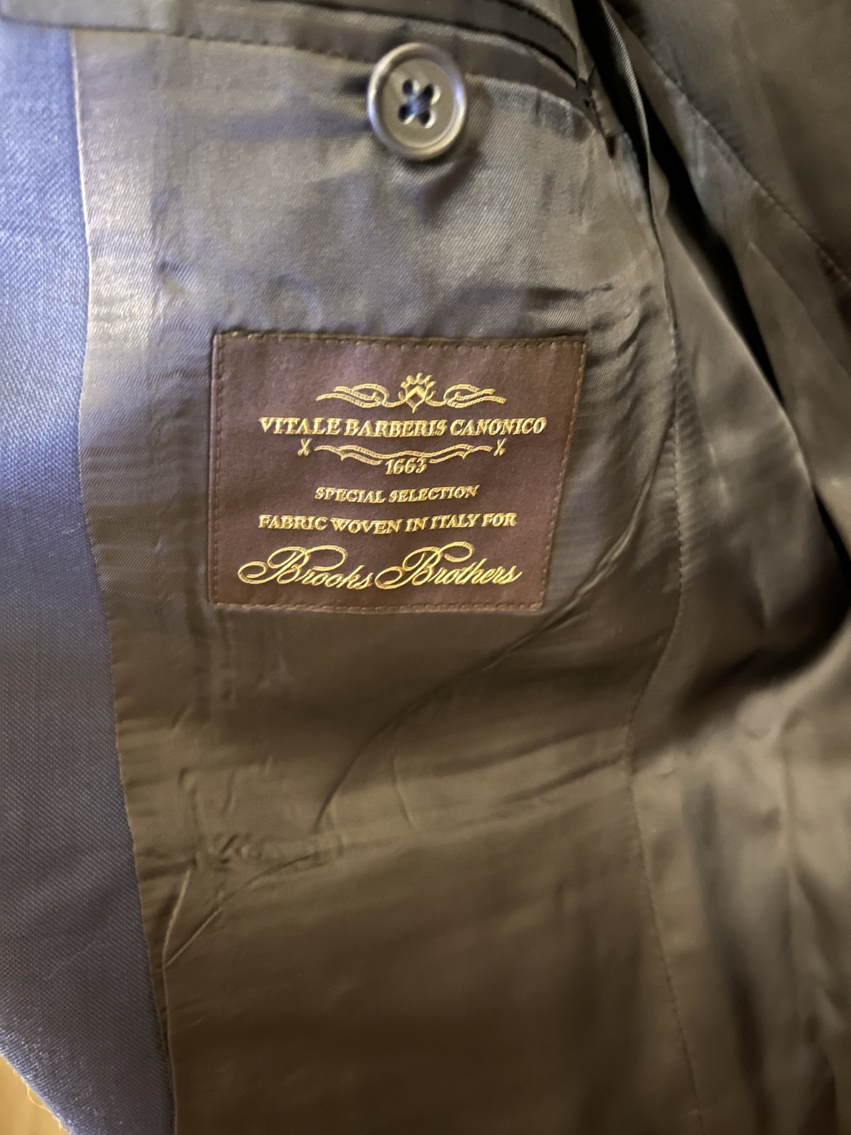Brooks Brothers Royal Blue Suit (Men, 39R, Double Vent, 1818 Regent)