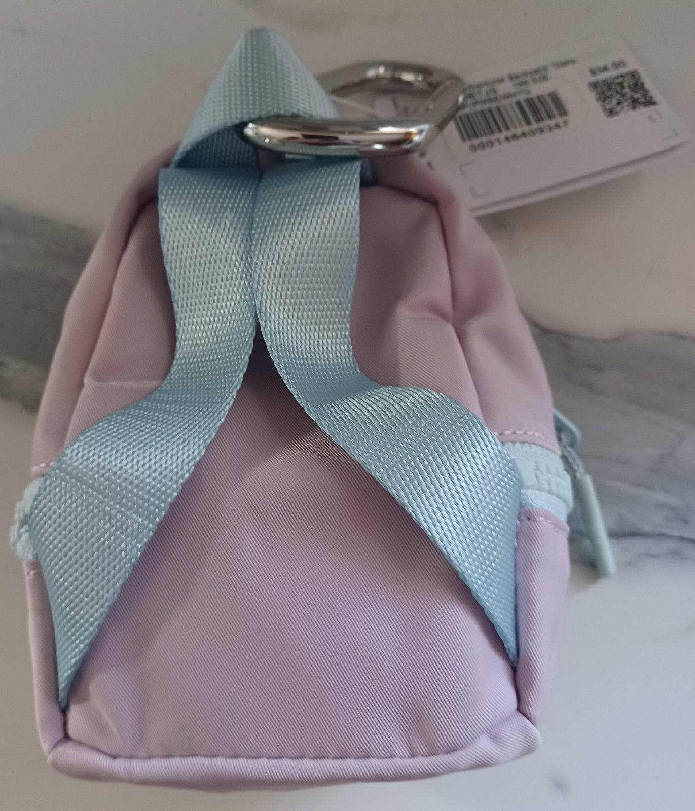 Lululemon City Adventurer Backpack Nano Pink Peony Powder Blue NWT Carabiner…