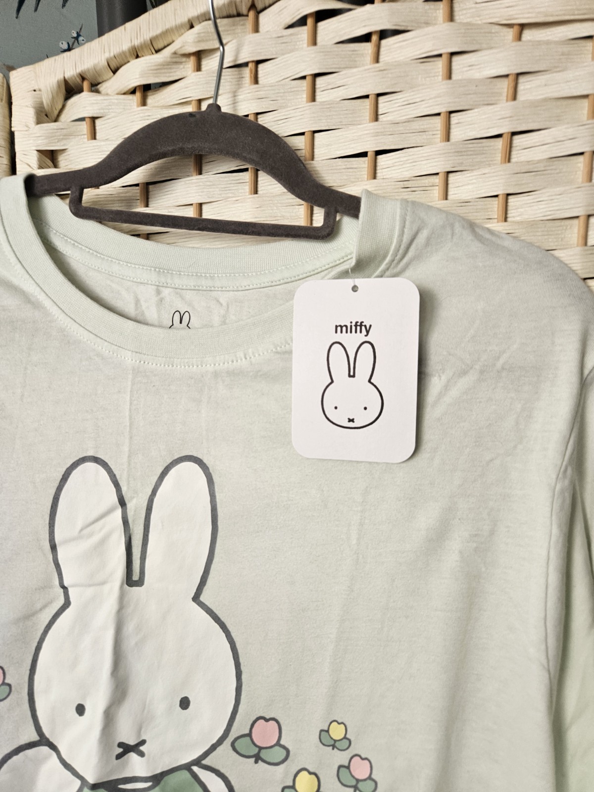 BNWT 2XL 22 24 Primark MIFFY print green pyjama top 100% Cotton summer cute
