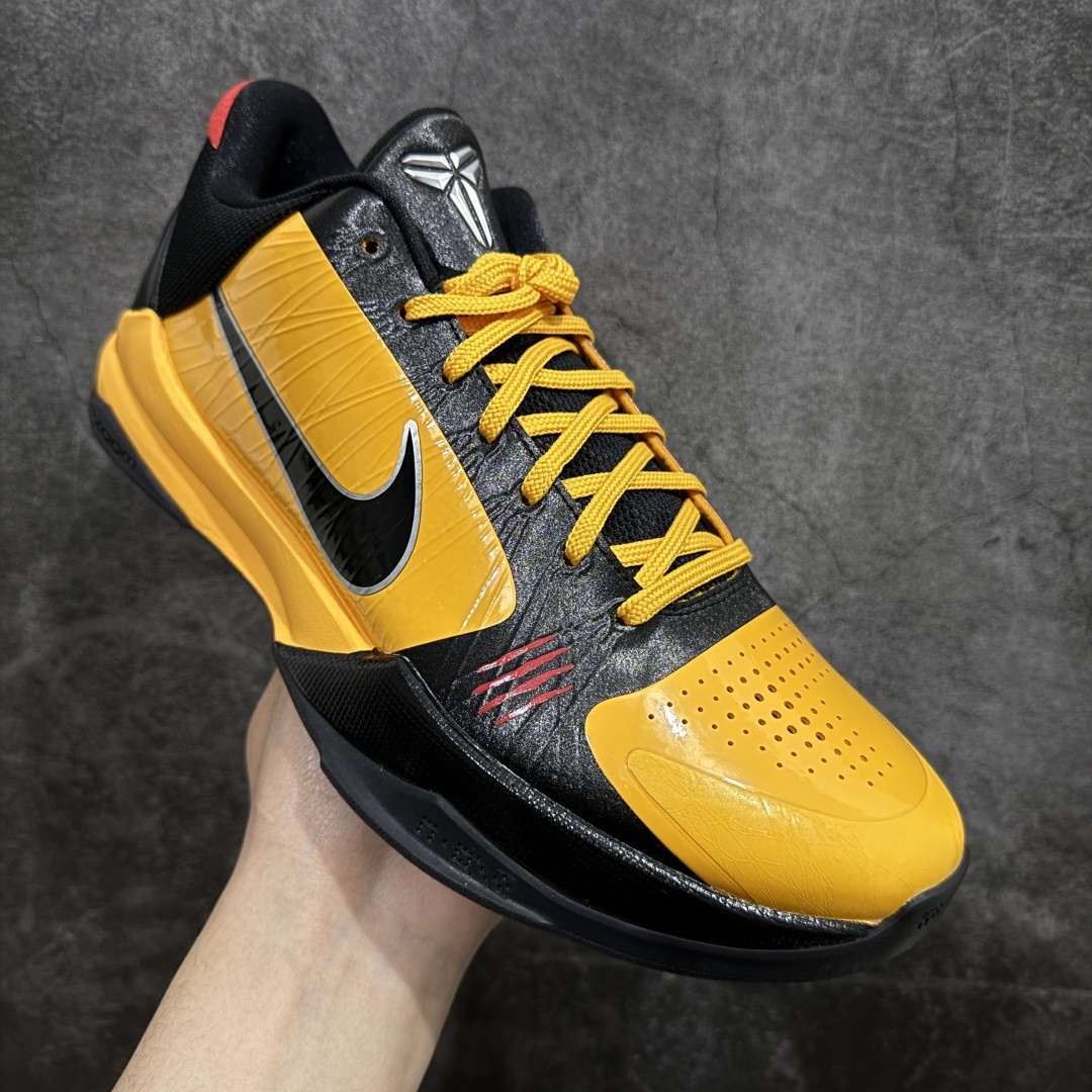 New NK Zoom Kobe ZK5 “Bruce Lee” Yellow Black Mens Womens Athletic Shoes